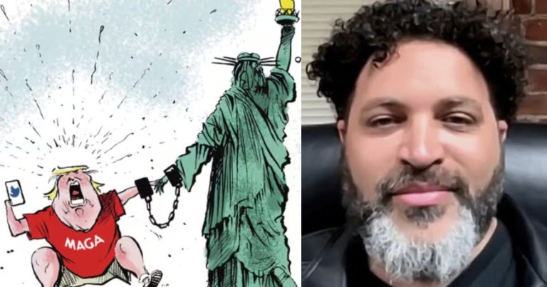 Anti-Trump Cartoonist Who Mocked Conservative Values Gets Hit with Criminal Charges