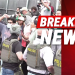 Anti-ICE Mob Attacks Federal Building, Sets Up Barricades to Protect Illegal Aliens