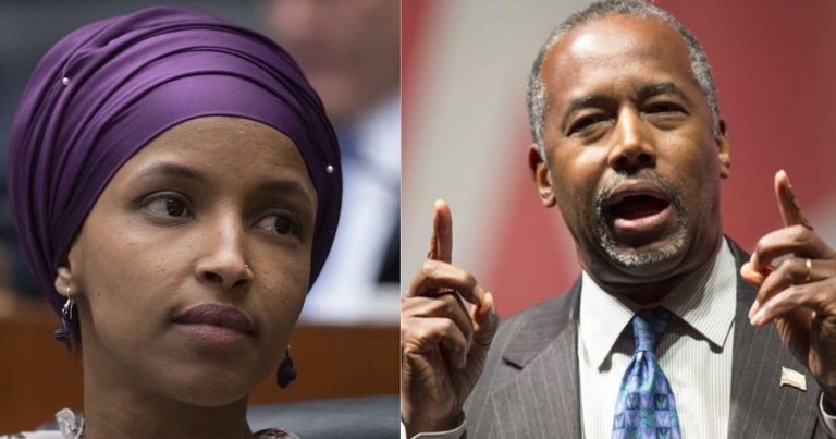 After Ilhan Omar Mocks Ben Carson, He Lets Fly With A Perfect Twitter Reply