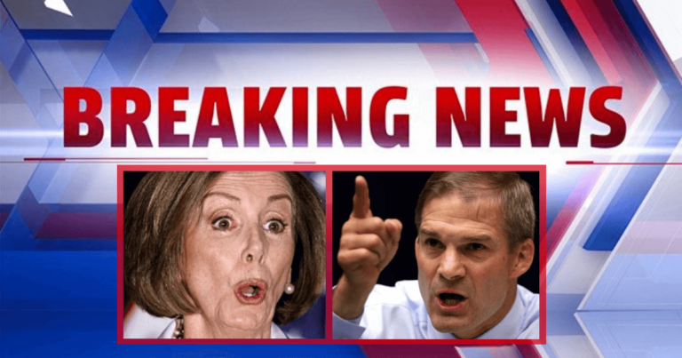 Jim Jordan Pulls Off Pelosi’s Impeachment Mask – 3 Pieces Of Evidence Show Her Plan Has Fallen Apart