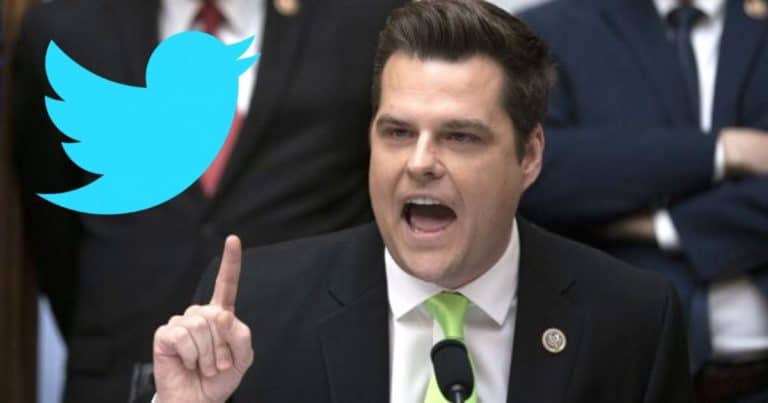 Matt Gaetz Files Complaint Against Twitter – Hits Them With Domestic Election Interference Charge