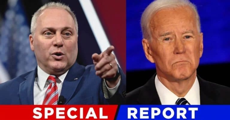 Biden’s Relief Bill Skewered By Rep. Steve Scalise – He Rips It For Being Chock Full Of Liberal Pork