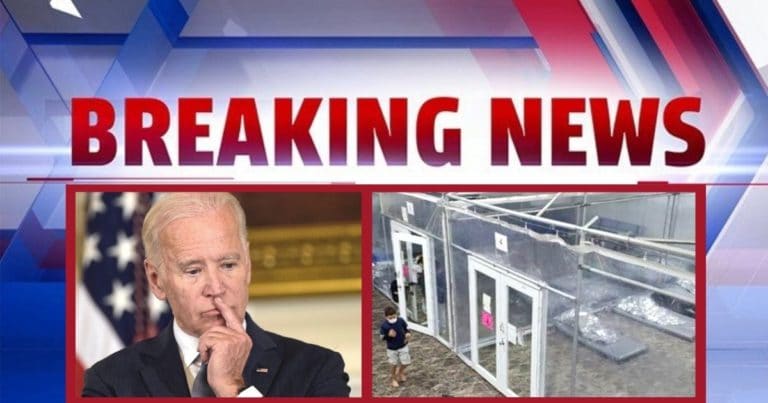 Biden’s Border Situation Spins Out Of Control – Leaked Photos Show Thousands Huddled In Makeshift Facilities