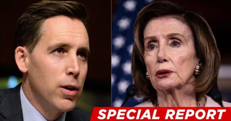 Republican Leader Puts Pelosi in Her Place – Senator Josh Hawley’s Law Would Stop “Insider Trading in Congress”
