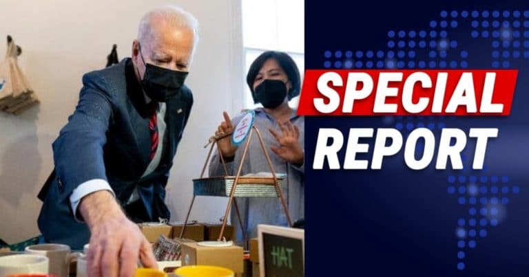 Hours After Biden’s Empty Schedule Slips Out – Joe Is Found Wandering D.C. Streets, Buying Kamala Mug And Ice Cream