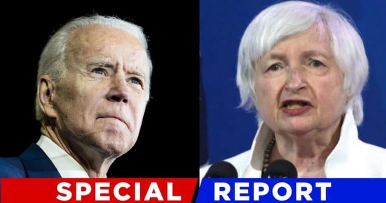 Washington Bigwig Makes Biden Confession: Yellen Admits Joe’s Spending Has Caused American Inflation to Jump