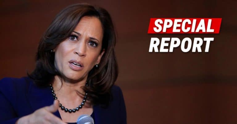 After Kamala Gets Embarrassed on Live TV – Hecklers Chant Over and Over Outside the Studio, “Lock Her Up”