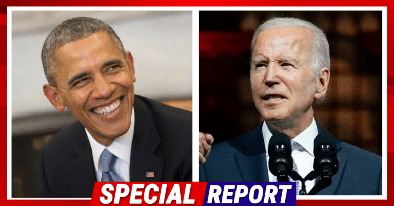 Obama Knocks President Biden Down the Stairs – It Turns Out Democrats Plan to Campaign with Barry, Not Joe