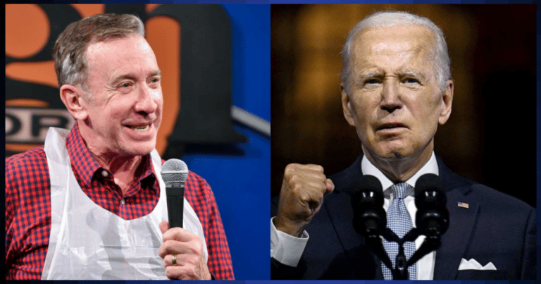Tim Allen Schools President Biden with One-Liner – Conservative Star Says Joe Asked How Long 60 Minutes Is