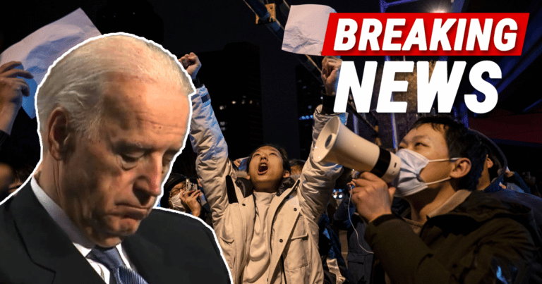 Hours After Protests Erupt in Communist China – President Biden Releases Concerning Statement on Human Rights