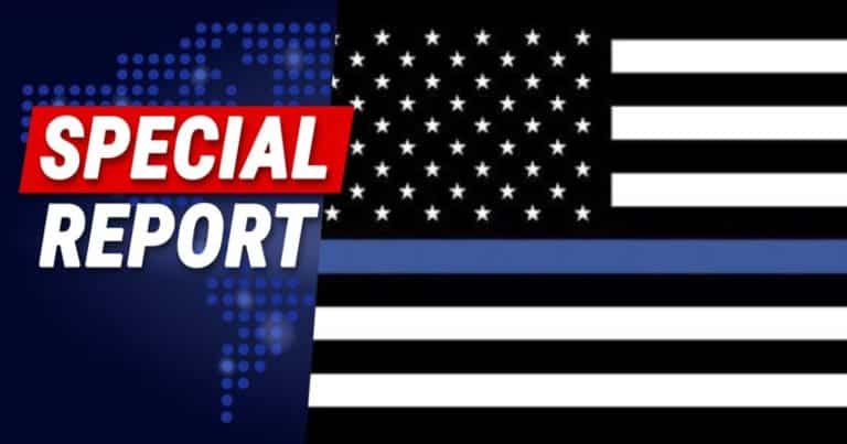 Thin Blue Line Flag Just Got Banned – Big Blue City Claims “Extremist Groups” Hijacked the Symbol in Liberal Los Angeles