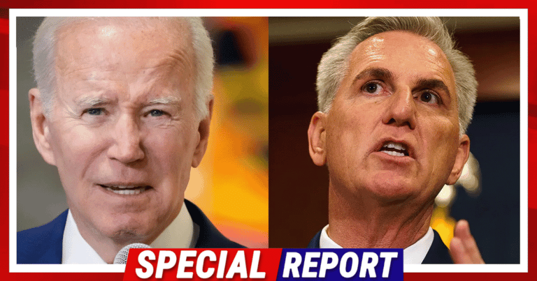 After Biden Hangs Trans Flag on White House for 4th – McCarthy Fires Back with Ultra-Patriotic Move