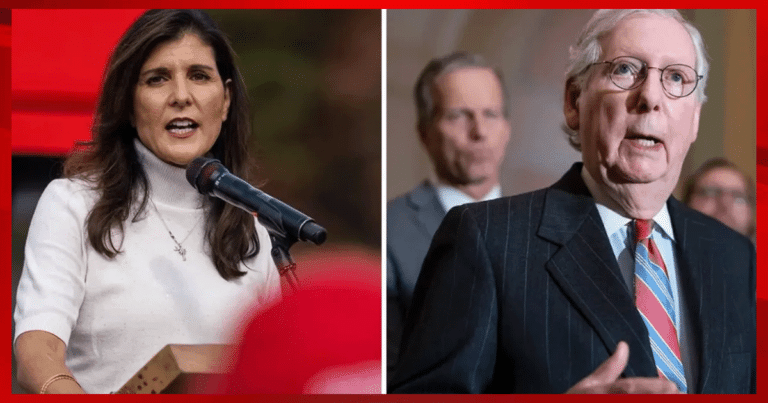 Nikki Haley Betrays ‘Freezing’ McConnell – She Drops Double-Hammer on Mitch and Congress