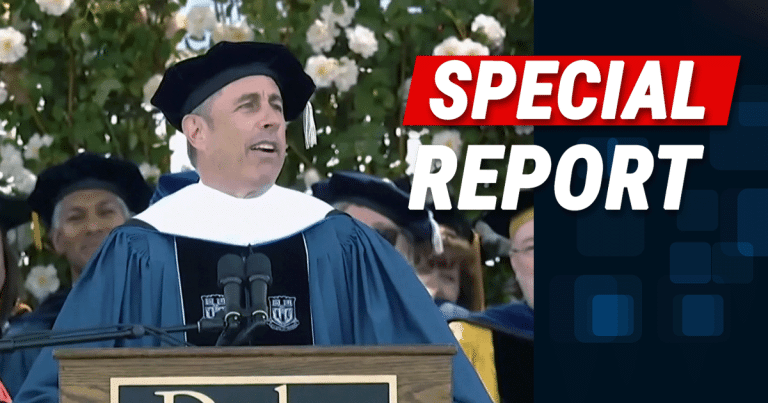 Seconds After Anti-Israel Students Walk Out on Seinfeld – They Get Some Perfect Karma
